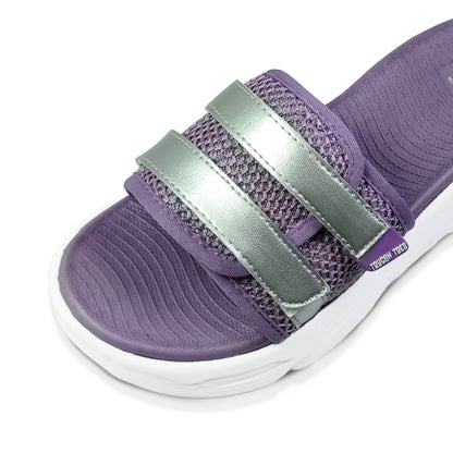 Bounce Women’s Soft Cushion Slides – Purple