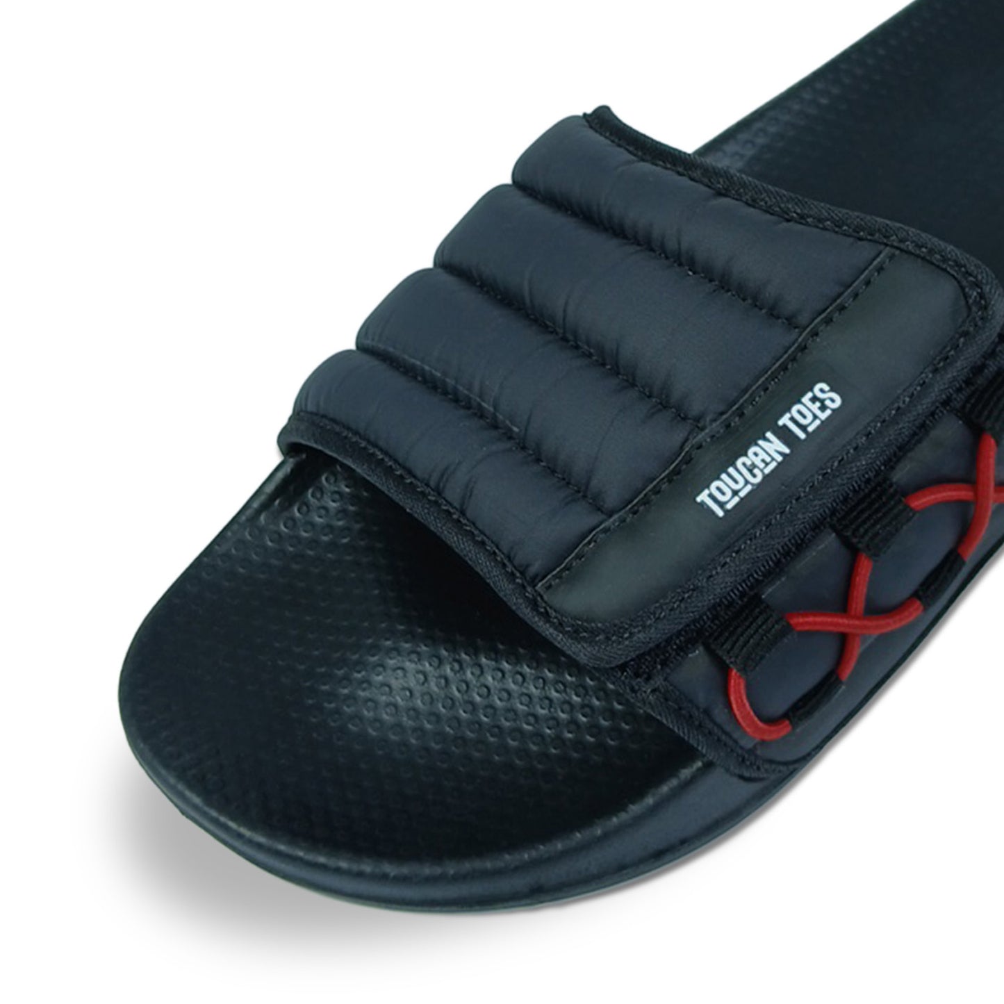 Laidback Men’s Padded Comfort Slider - Black