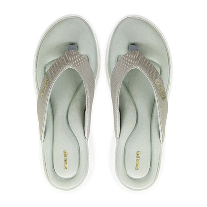 Plush Women’s Comfort Flip-Flops – Sage