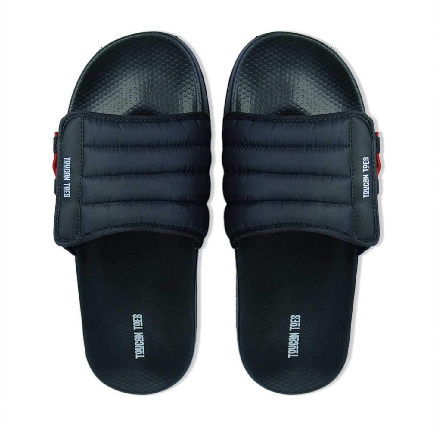 Laidback Men’s Padded Comfort Slider - Black