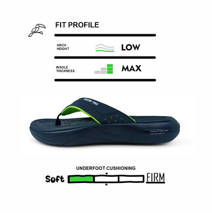 Armour Men’s Comfort Flip-Flops - Navy
