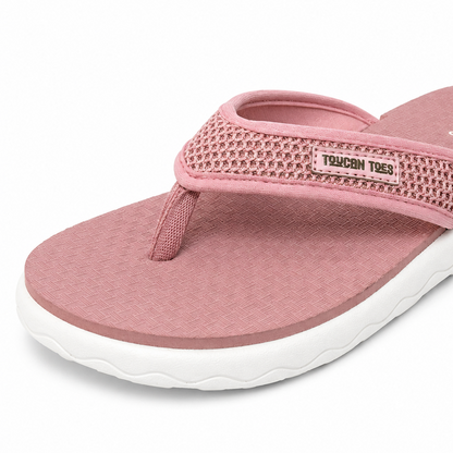 Plume Women’s Comfort Flip-Flops – Rose Gold