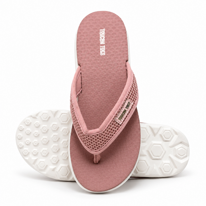 Plume Women’s Comfort Flip-Flops – Rose Gold
