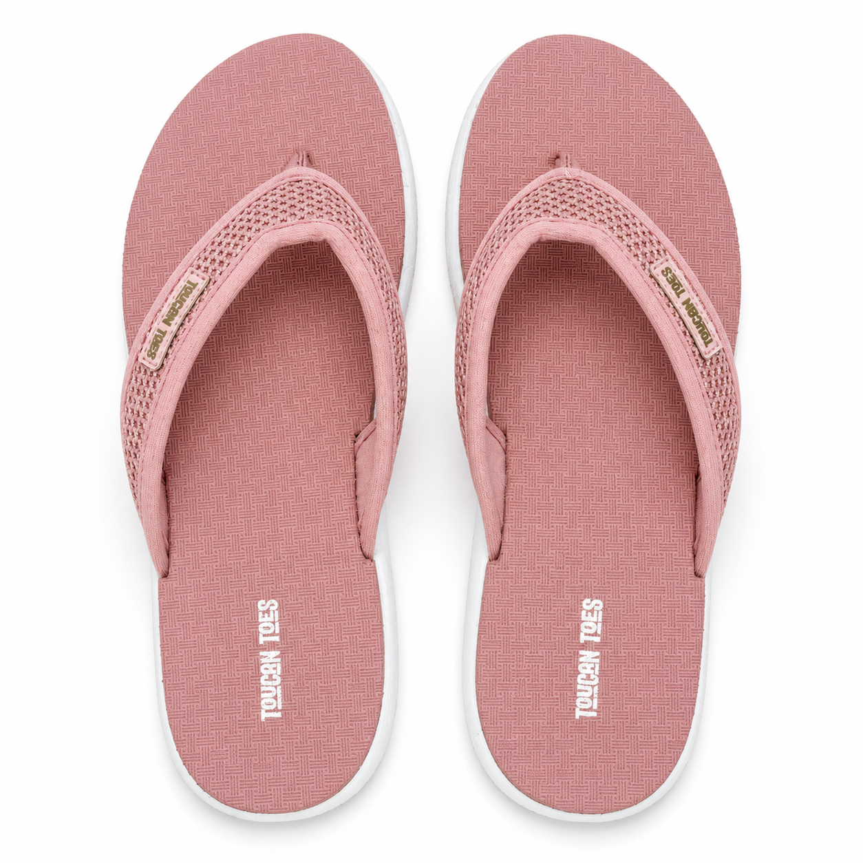 Plume Women’s Comfort Flip-Flops – Rose Gold