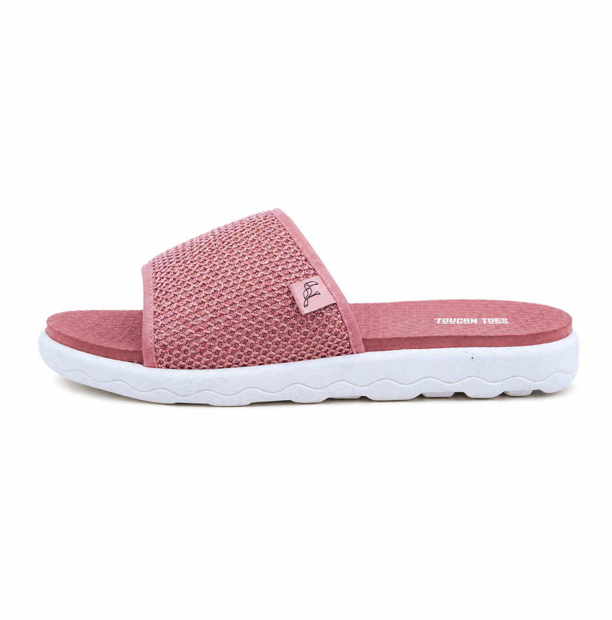 Cuppy Women’s Soft Cushion Slides – Rose Gold