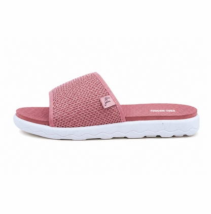 Cuppy Women’s Soft Cushion Slides – Rose Gold