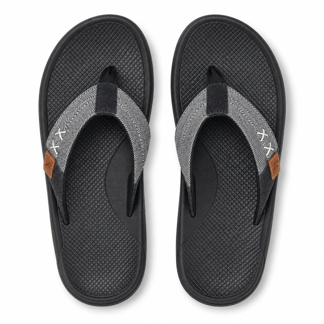 Dinero Men’s Super Soft Comfort Slippers – Black