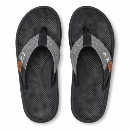 Dinero Men’s Super Soft Comfort Slippers – Black