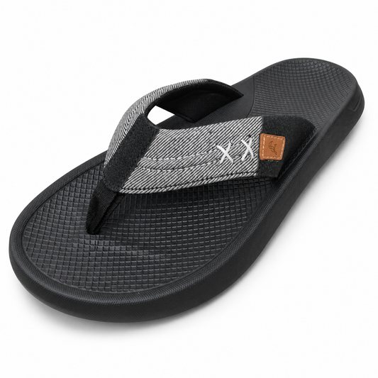 Dinero Men’s Super Soft Comfort Slippers – Black