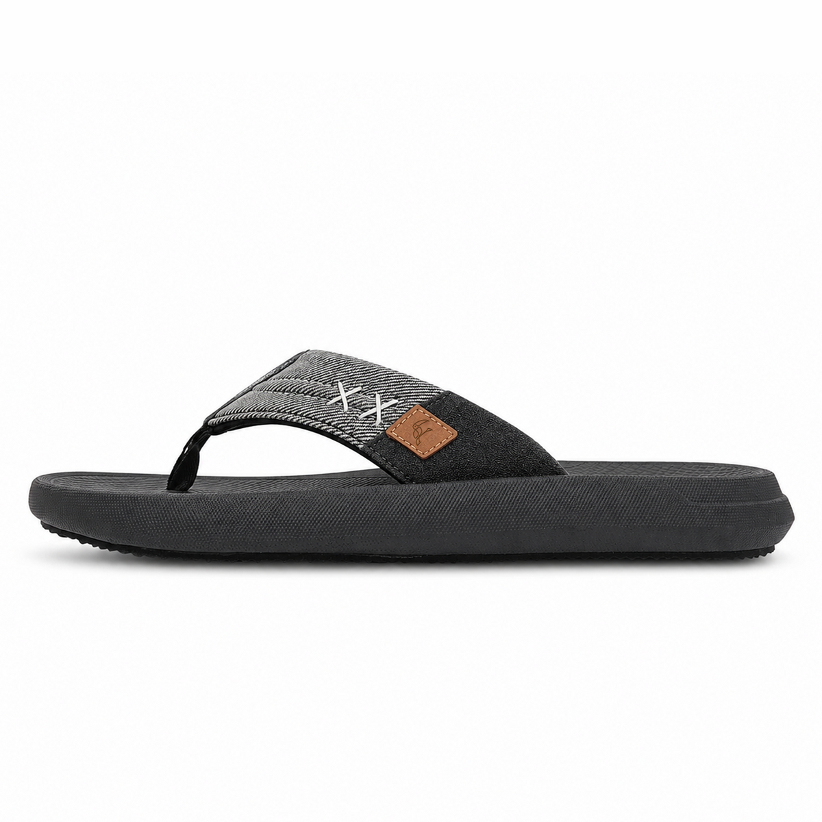 Dinero Men’s Super Soft Comfort Slippers – Black