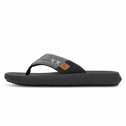 Dinero Men’s Super Soft Comfort Slippers – Black