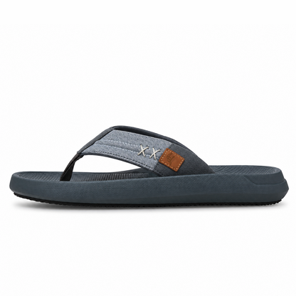 Dinero Men’s Super Soft Comfort Slippers – Grey