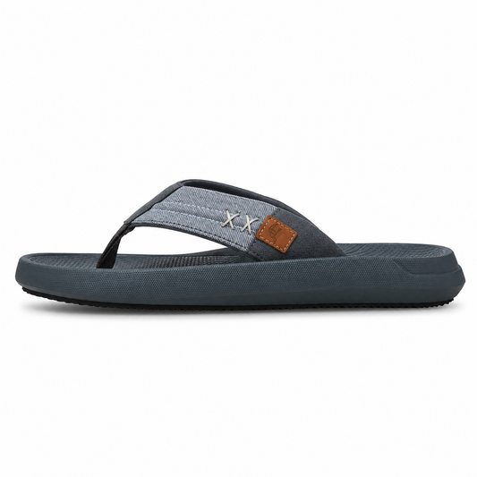 Dinero Men’s Super Soft Comfort Slippers – Grey
