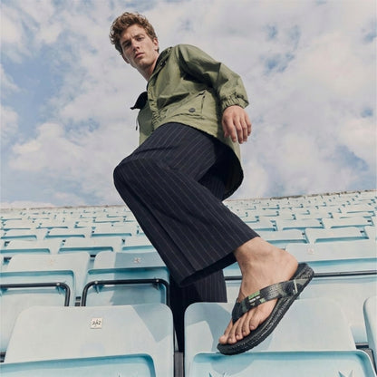 Phantom Men’s Camouflage Flip-Flops - Black
