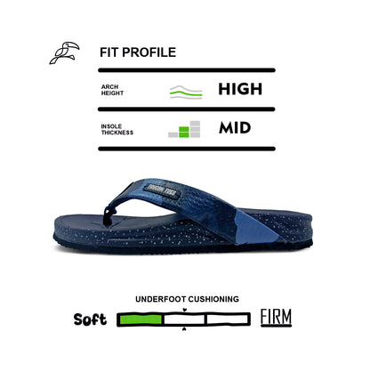 Phantom Men’s Camouflage Flip-Flops - Navy