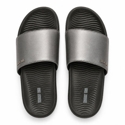 Shopie Women’s Soft Cushion Slides – Black