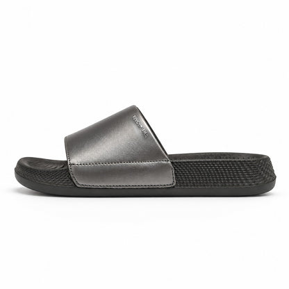 Shopie Women’s Soft Cushion Slides – Black