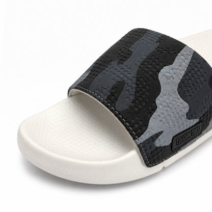 Troy Men’s Soft Cushion Camo Slider – White