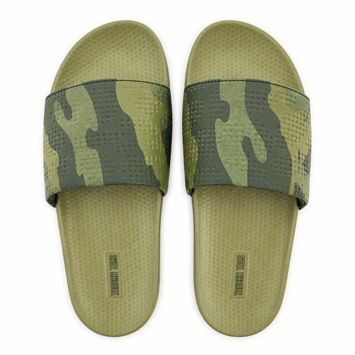 Troy Men’s Soft Cushion Camo Slider – Khaki