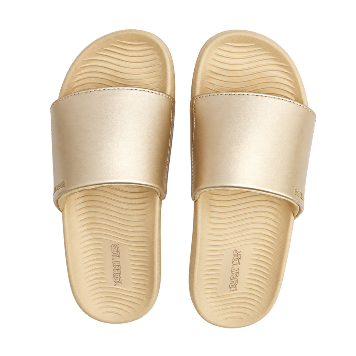 Shopie Women’s Soft Cushion Slides – Beige