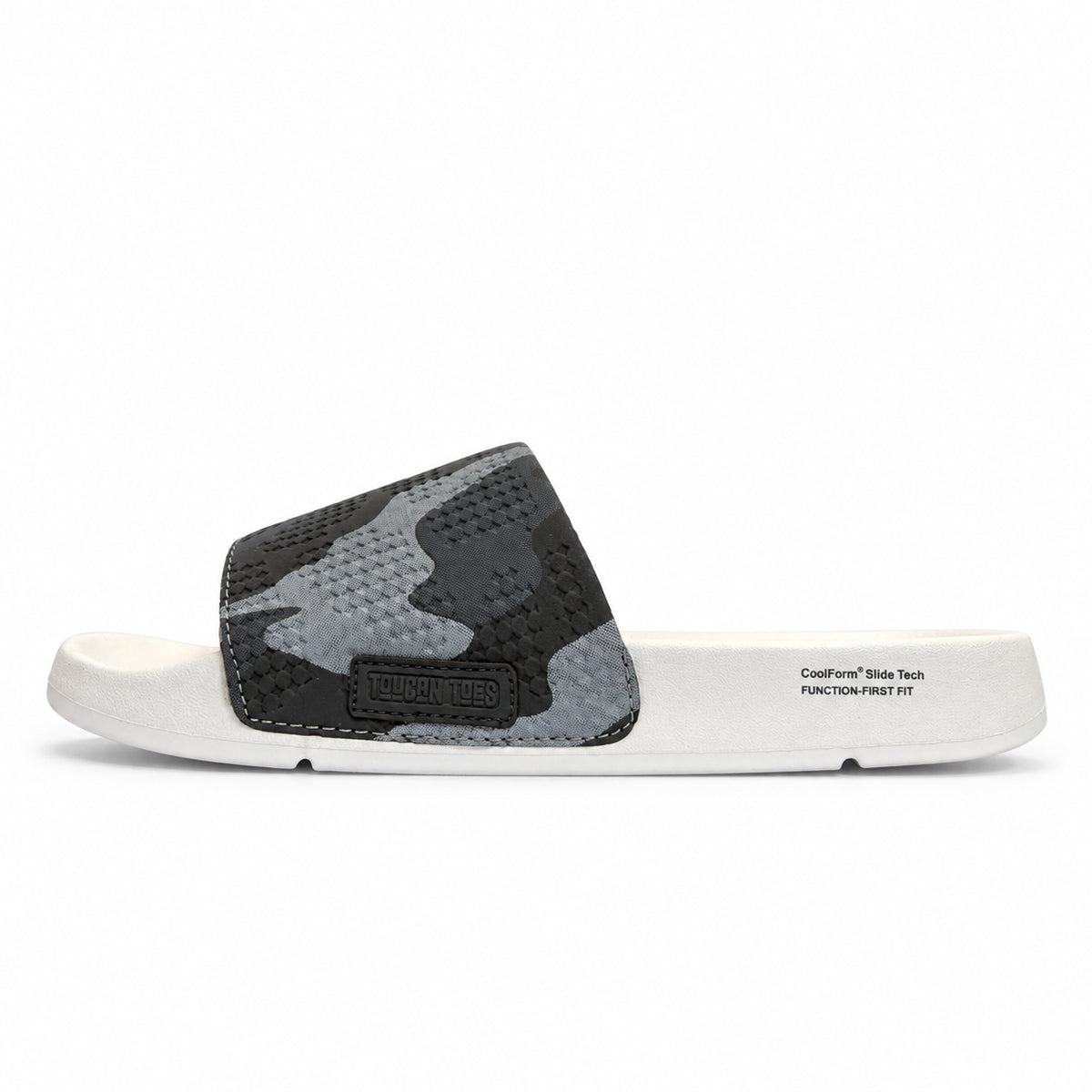 Troy Men’s Soft Cushion Camo Slider – White