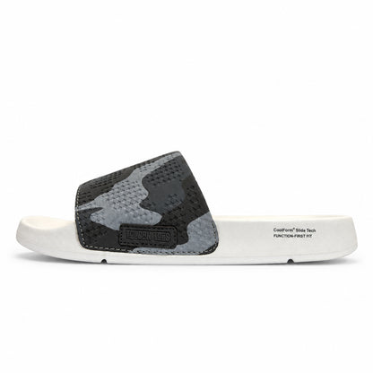 Troy Men’s Soft Cushion Camo Slider – White