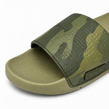 Troy Men’s Soft Cushion Camo Slider – Khaki