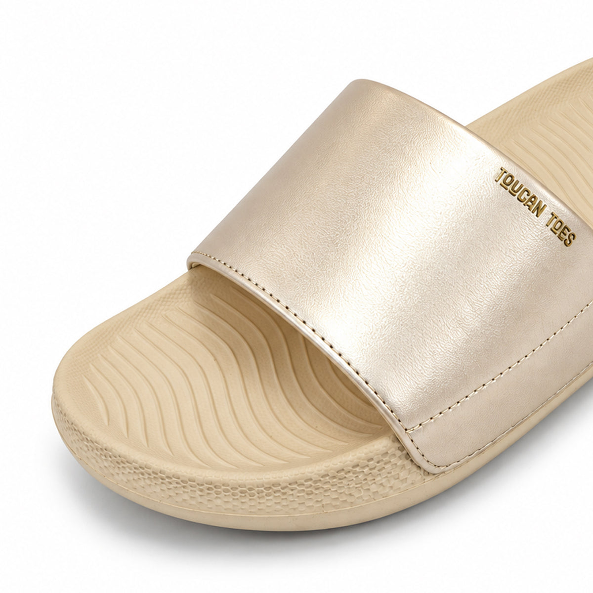 Shopie Women’s Soft Cushion Slides – Beige