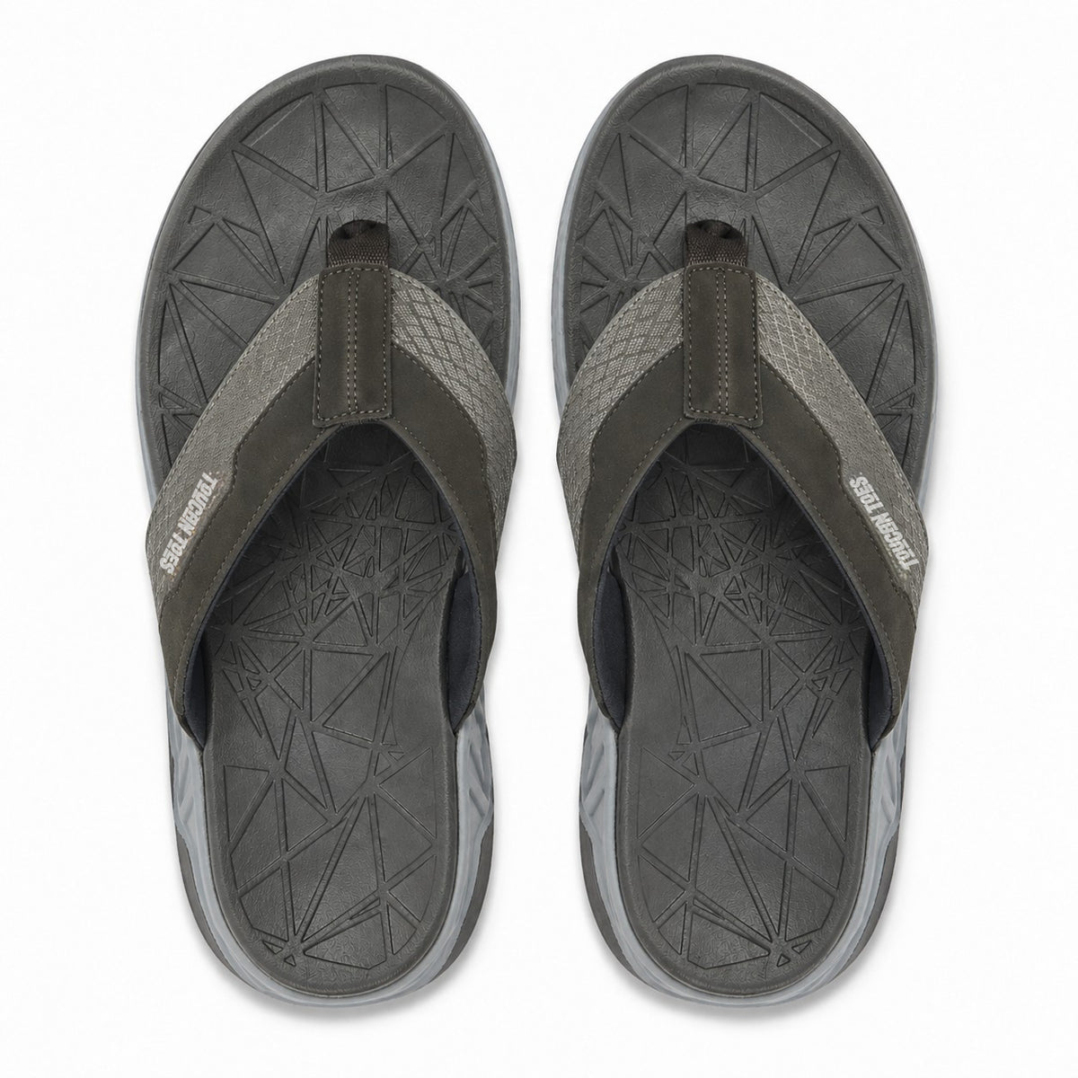 Matrix Men’s Super Soft Comfort Slippers – Grey