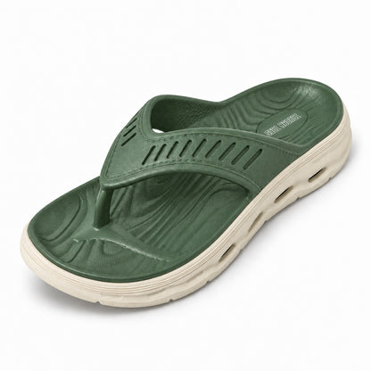 Richard Men’s Super Soft Comfort Slippers – Olive