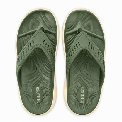 Richard Men’s Super Soft Comfort Slippers – Olive