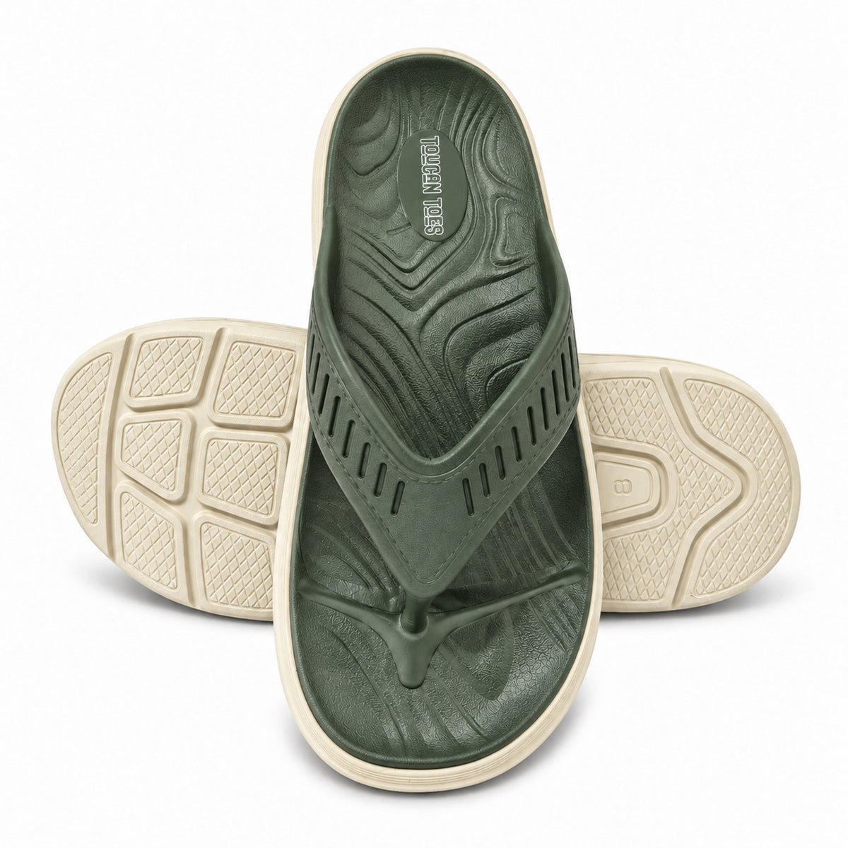 Richard Men’s Super Soft Comfort Slippers – Olive