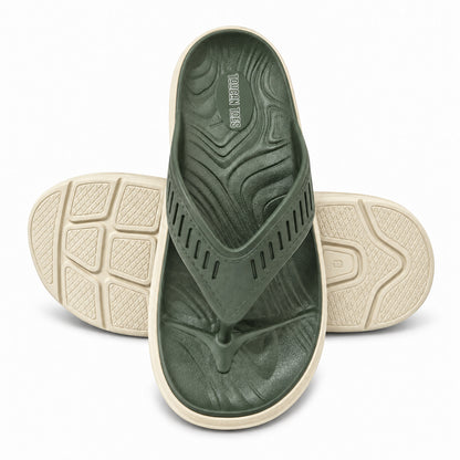 Richard Men’s Super Soft Comfort Slippers – Olive