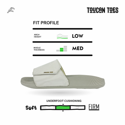 Silu Women’s Soft Cushion Slides – Light Grey