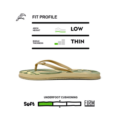Tropika Women’s Classic  Slippers - Beige