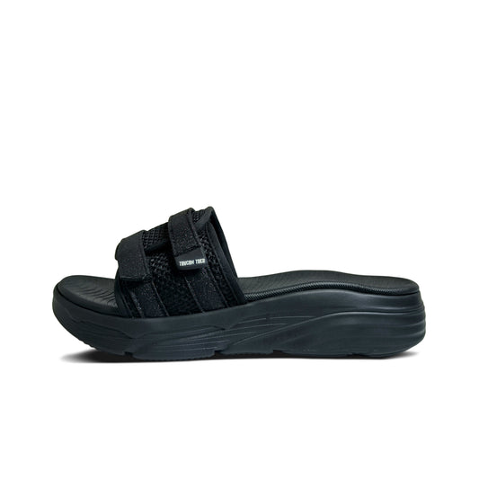 Bounce Women’s Soft Cushion Slides – Black Glitter