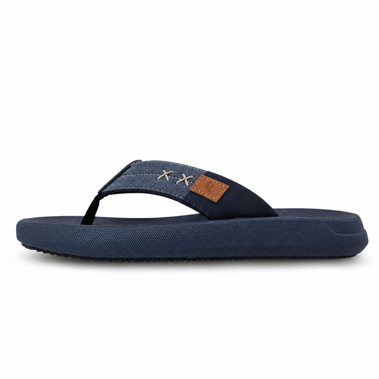 Dinero Men’s Super Soft Comfort Slippers – Navy