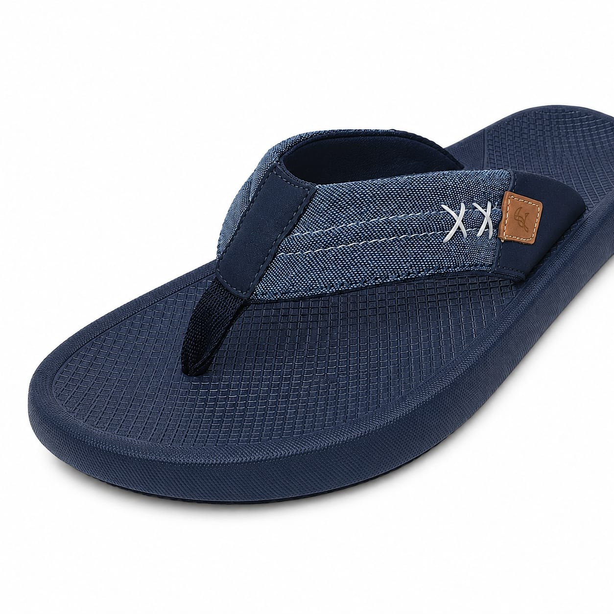 Dinero Men’s Super Soft Comfort Slippers – Navy