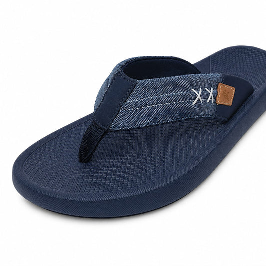 Dinero Men’s Super Soft Comfort Slippers – Navy
