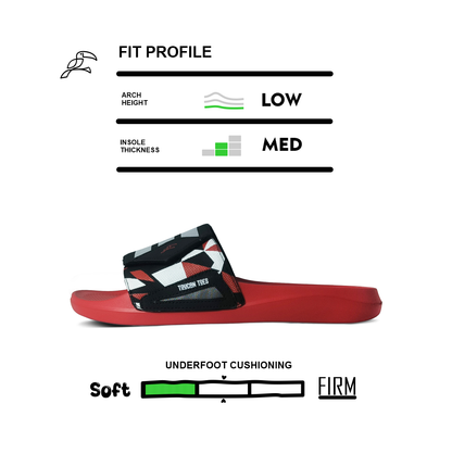 Bermuda Men’s Slides – Red