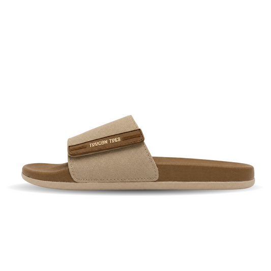 Bruce Men’s Super Soft Comfort Slippers – Beige