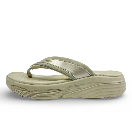 Cloud Women's Flip-Flops | Soft Pastel Cushion Comfort, Beige
