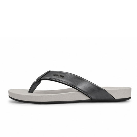 Flair Women’s Flip-Flops | AirSoft Cushion Comfort Flip-Flops, Grey