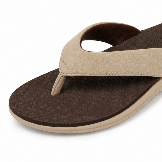 Ziva Women’s Comfort Flip-Flops – Beige