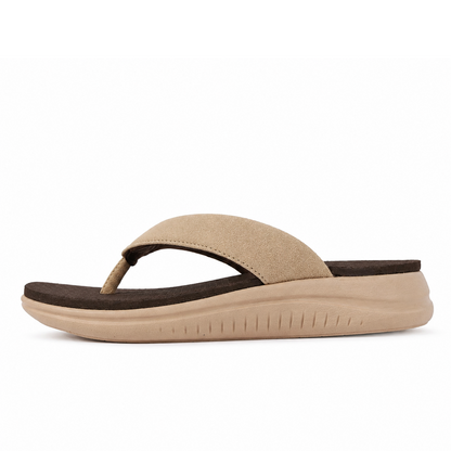 Ziva Women’s Comfort Flip-Flops – Beige