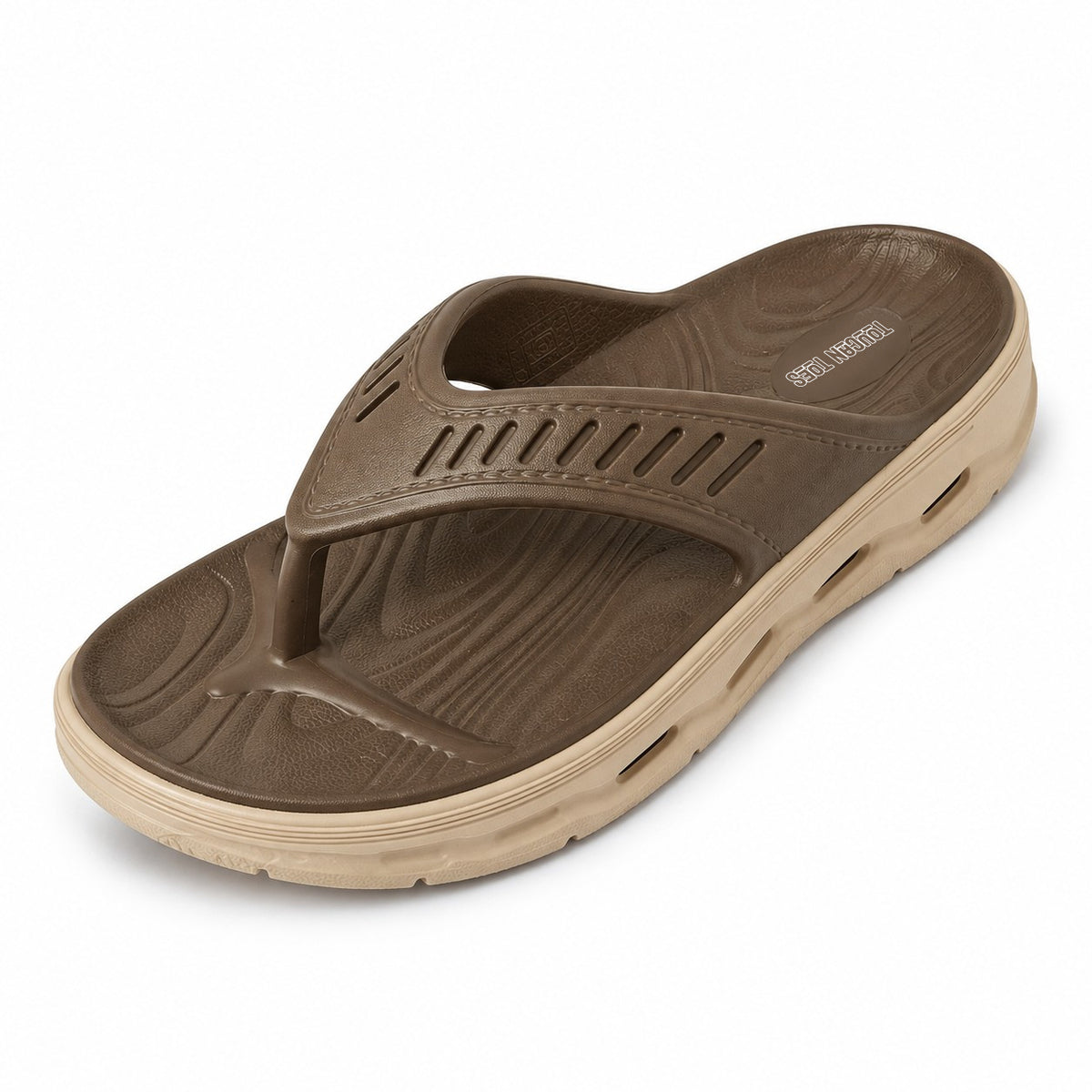 Richard Men’s Super Soft Comfort Slippers – Beige
