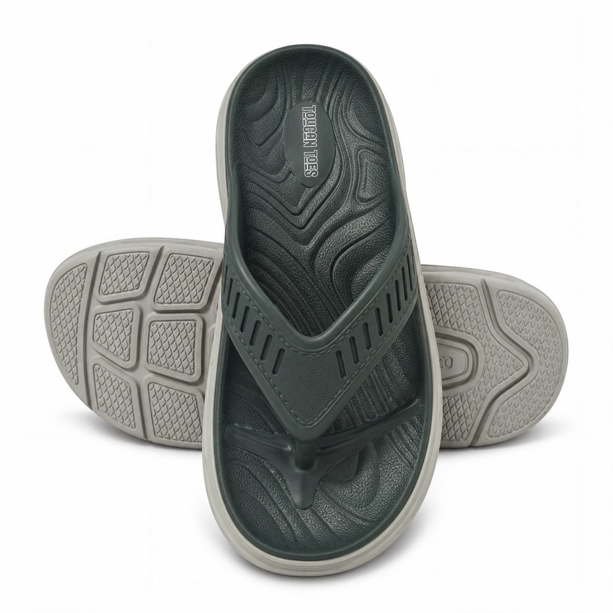 Richard Men’s Super Soft Comfort Slippers – Grey
