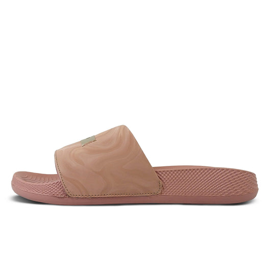 Silk Women's Sliders | Soft Cushion Comfort, Peach