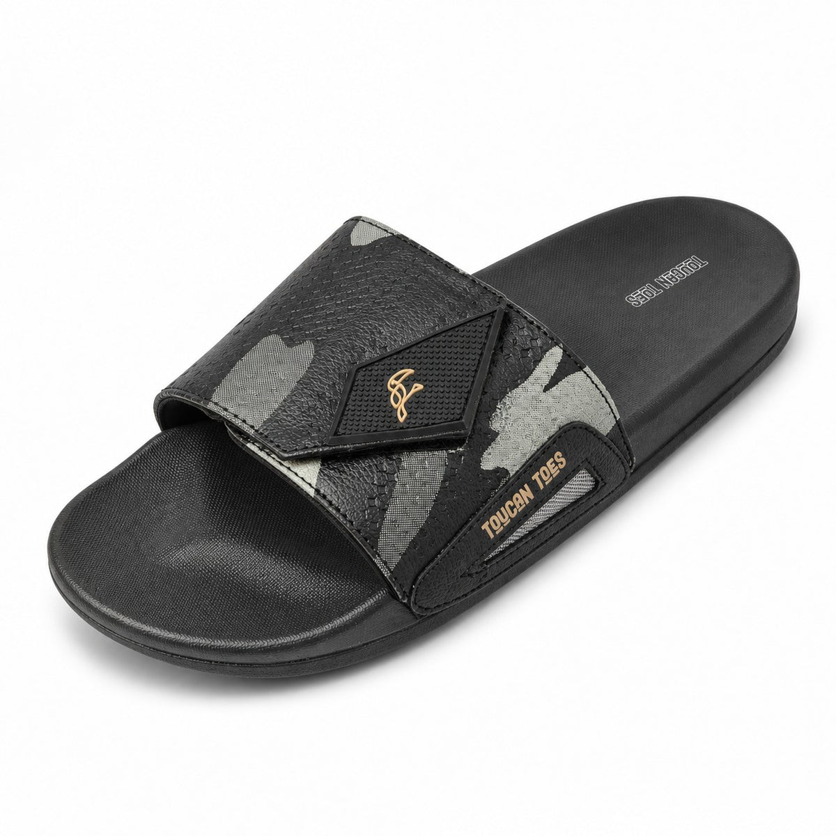 Sniper Men’s Super Soft Comfort Slide – Black
