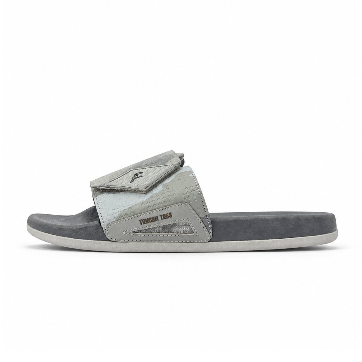 Sniper Men’s Super Soft Comfort Slide – Grey